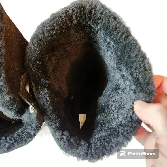 EMU Australia Boot Captain Sheepskin/Suede Waterproof Boots - Picture 14 of 15